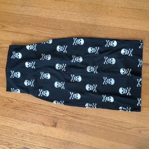 Vintage Betsey Johnson Skull Skirt